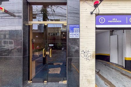 Studio à venda com 27m², 1 quarto e sem vagafachada do predio