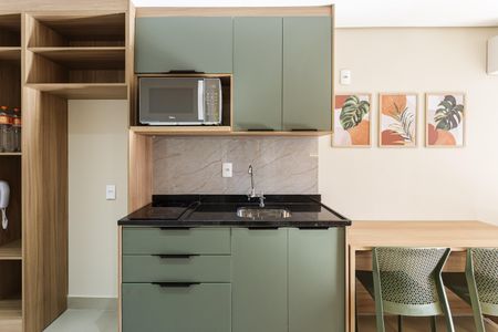 Studio para alugar com 25m², 1 quarto e sem vagaCozinha