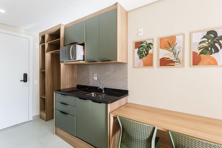 Studio para alugar com 25m², 1 quarto e sem vagaCozinha