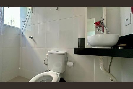 Banheiro da suíte de apartamento à venda com 3 quartos, 85m² em Anchieta, Belo Horizonte
