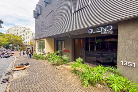 Studio para alugar com 21m², 1 quarto e sem vagafachada do predio