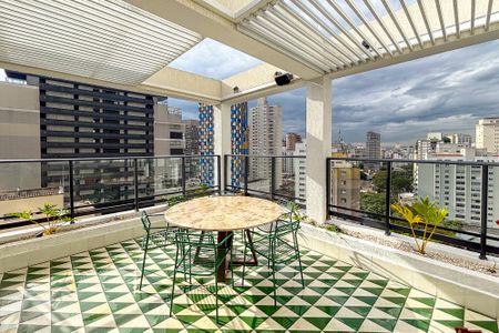 Studio para alugar com 21m², 1 quarto e sem vagarooftop 
