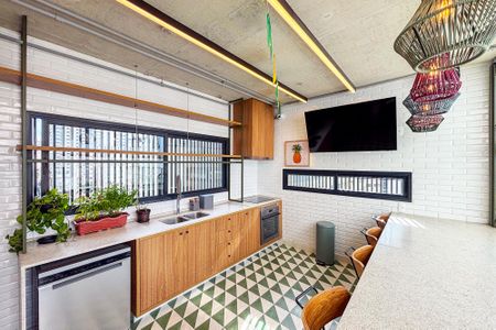 Studio para alugar com 21m², 1 quarto e sem vagacozinha gourmet rooftop 