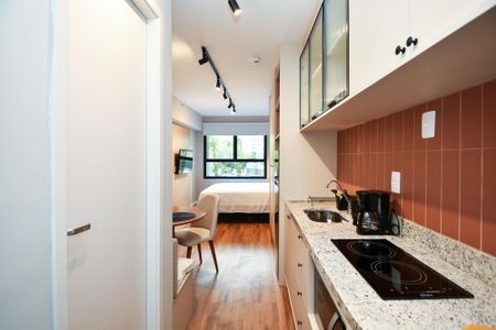Studio para alugar com 21m², 1 quarto e sem vagacozinha