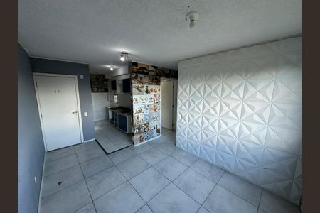 Sala/cozinha de apartamento à venda com 2 quartos, 42m² em Santos Dumont, São Leopoldo