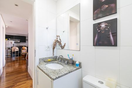 Apartamento à venda com 90m², 2 quartos e 2 vagasBanheiro Social