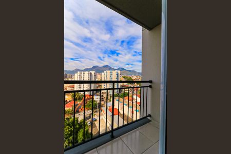 Varanda da Sala de apartamento para alugar com 2 quartos, 45m² em Todos Os Santos, Rio de Janeiro