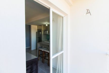 Varanda da Sala de apartamento à venda com 2 quartos, 55m² em Fátima, Canoas