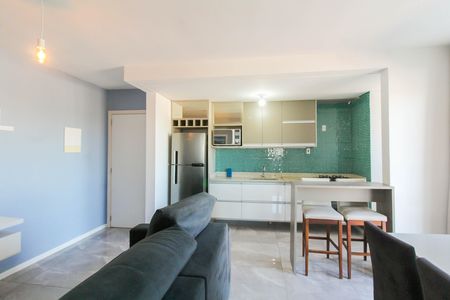 Sala de apartamento à venda com 2 quartos, 55m² em Fátima, Canoas