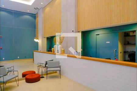 Studio à venda com 25m², 1 quarto e sem vaga Studio à venda com 25m², 1 quarto e sem vagaHall de entrada