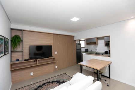 SALA  de apartamento à venda com 1 quarto, 60m² em Cambuí, Campinas