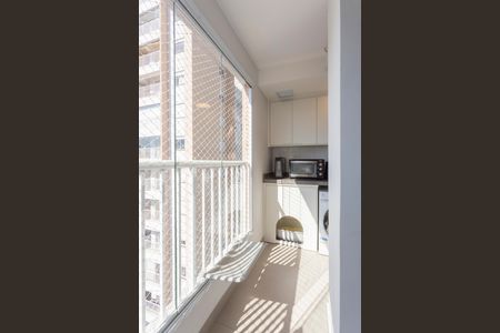 Varanda da Sala de apartamento à venda com 2 quartos, 42m² em Vila Isa, São Paulo