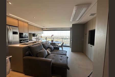 Sala de apartamento para alugar com 2 quartos, 75m² em Tamboré, Barueri