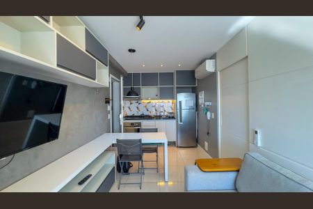 Sala de apartamento para alugar com 1 quarto, 44m² em Brooklin, São Paulo