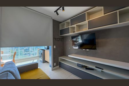Sala de apartamento para alugar com 1 quarto, 44m² em Brooklin, São Paulo