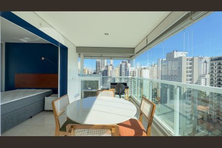 Sacada de apartamento para alugar com 1 quarto, 44m² em Brooklin, São Paulo