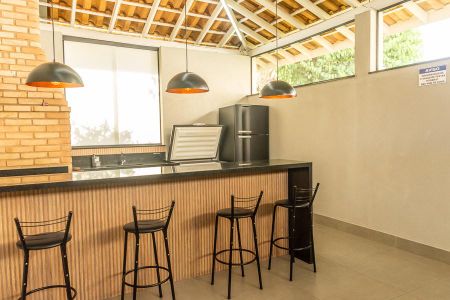 Apartamento para alugar com 35m², 2 quartos e 1 vagaÁrea Comum-Salão de Festas