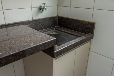 Apartamento para alugar com 35m², 2 quartos e 1 vagaDetalhe área de serviço-Tanque