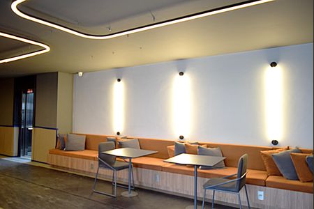 Apartamento para alugar com 28m², 1 quarto e sem vagaHall social