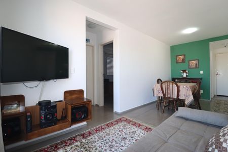 Sala de apartamento para alugar com 2 quartos, 55m² em Jardim Cristiane, Santo André