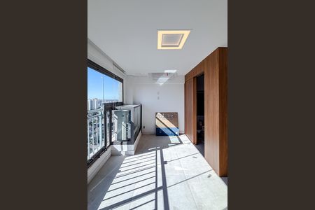 Varanda da Sala de apartamento para alugar com 2 quartos, 73m² em Vila Dom Pedro I, São Paulo