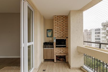 Varanda da Sala de apartamento para alugar com 4 quartos, 168m² em Moema, São Paulo