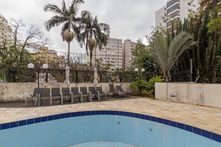Área comum - Piscina de apartamento para alugar com 4 quartos, 168m² em Moema, São Paulo