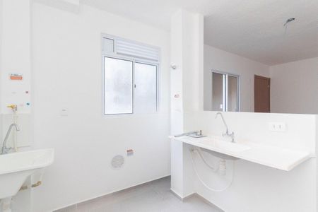Cozinha de apartamento para alugar com 2 quartos, 43m² em Vila Nova, Porto Alegre