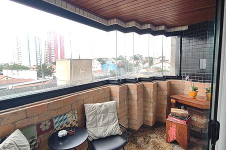 Varanda de apartamento à venda com 3 quartos, 125m² em Barcelona, São Caetano do Sul