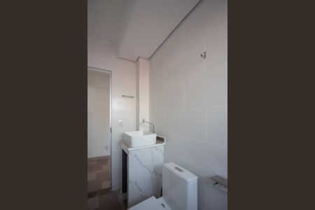 Banheiro da Suíte de kitnet/studio para alugar com 1 quarto, 40m² em Canaa, Belo Horizonte