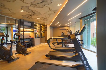 Studio para alugar com 25m², 1 quarto e sem vaga Studio para alugar com 25m², 1 quarto e sem vagaAcademia