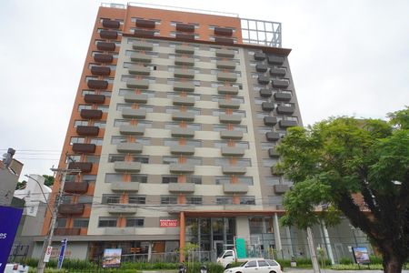 Studio para alugar com 25m², 1 quarto e sem vaga Studio para alugar com 25m², 1 quarto e sem vagaFachada