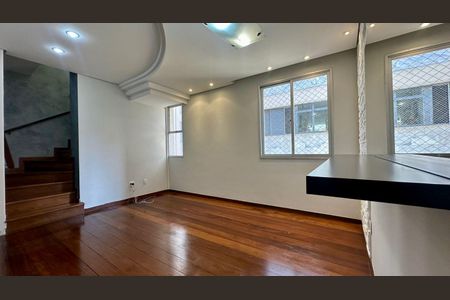 Sala  de apartamento à venda com 4 quartos, 160m² em Sion, Belo Horizonte