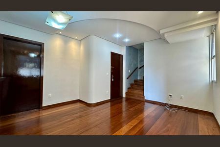Sala  de apartamento à venda com 4 quartos, 160m² em Sion, Belo Horizonte
