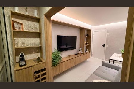 Sala de apartamento à venda com 2 quartos, 49m² em Vila Nambi, Jundiaí