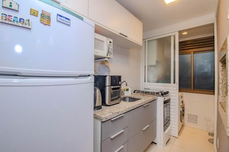 Cozinha e Área de Serviço de apartamento à venda com 1 quarto, 47m² em Rio Branco, Porto Alegre