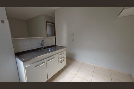 Sala/cozinha de apartamento à venda com 2 quartos, 43m² em Lundcéia, Lagoa Santa