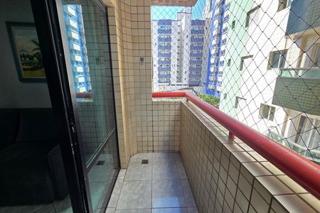 Varanda de apartamento para alugar com 1 quarto, 53m² em Maracanã, Praia Grande