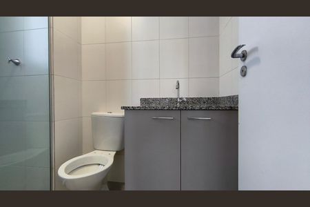 Studio para alugar com 37m², 1 quarto e sem vaga Studio para alugar com 37m², 1 quarto e sem vagaBanheiro