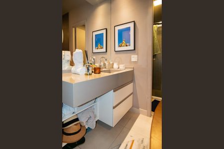 Studio para alugar com 35m², 1 quarto e 1 vaga Studio para alugar com 35m², 1 quarto e 1 vagaBanheiro