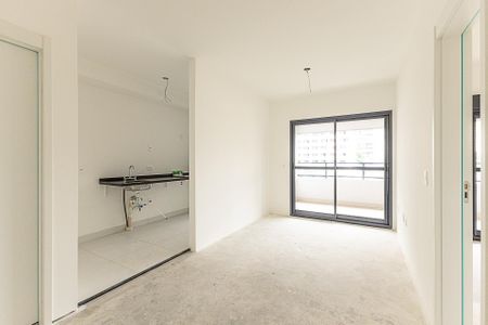 Sala de apartamento à venda com 1 quarto, 55m² em Indianópolis, São Paulo