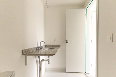 Banheiro da Suíte de apartamento à venda com 1 quarto, 55m² em Indianópolis, São Paulo