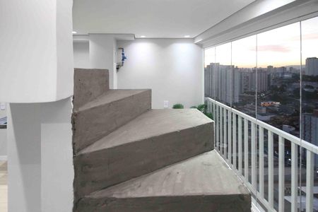 Apartamento à venda com 59m², 1 quarto e 1 vagaEscada