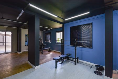 Apartamento para alugar com 38m², 1 quarto e sem vaga Apartamento para alugar com 38m², 1 quarto e sem vagaÁrea comum - Academia