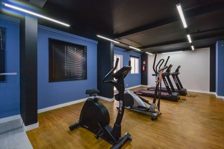 Apartamento para alugar com 38m², 1 quarto e sem vaga Apartamento para alugar com 38m², 1 quarto e sem vagaÁrea comum - Academia