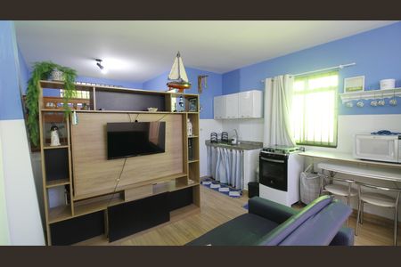 Sala de apartamento para alugar com 1 quarto, 45m² em Vila Nova, Cabo Frio