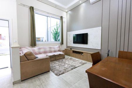 sala de casa de condomínio para alugar com 2 quartos, 135m² em Jardim Park Real, Indaiatuba