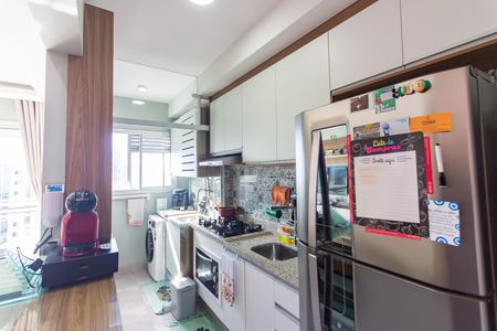 Cozinha  de apartamento à venda com 2 quartos, 49m² em Jaguaribe, Osasco