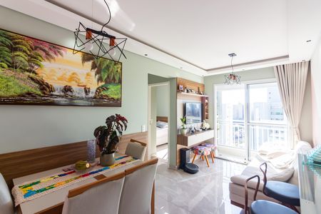 Sala  de apartamento à venda com 2 quartos, 49m² em Jaguaribe, Osasco