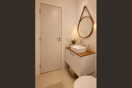 Banheiro de apartamento à venda com 2 quartos, 44m² em Vargem Grande, Rio de Janeiro